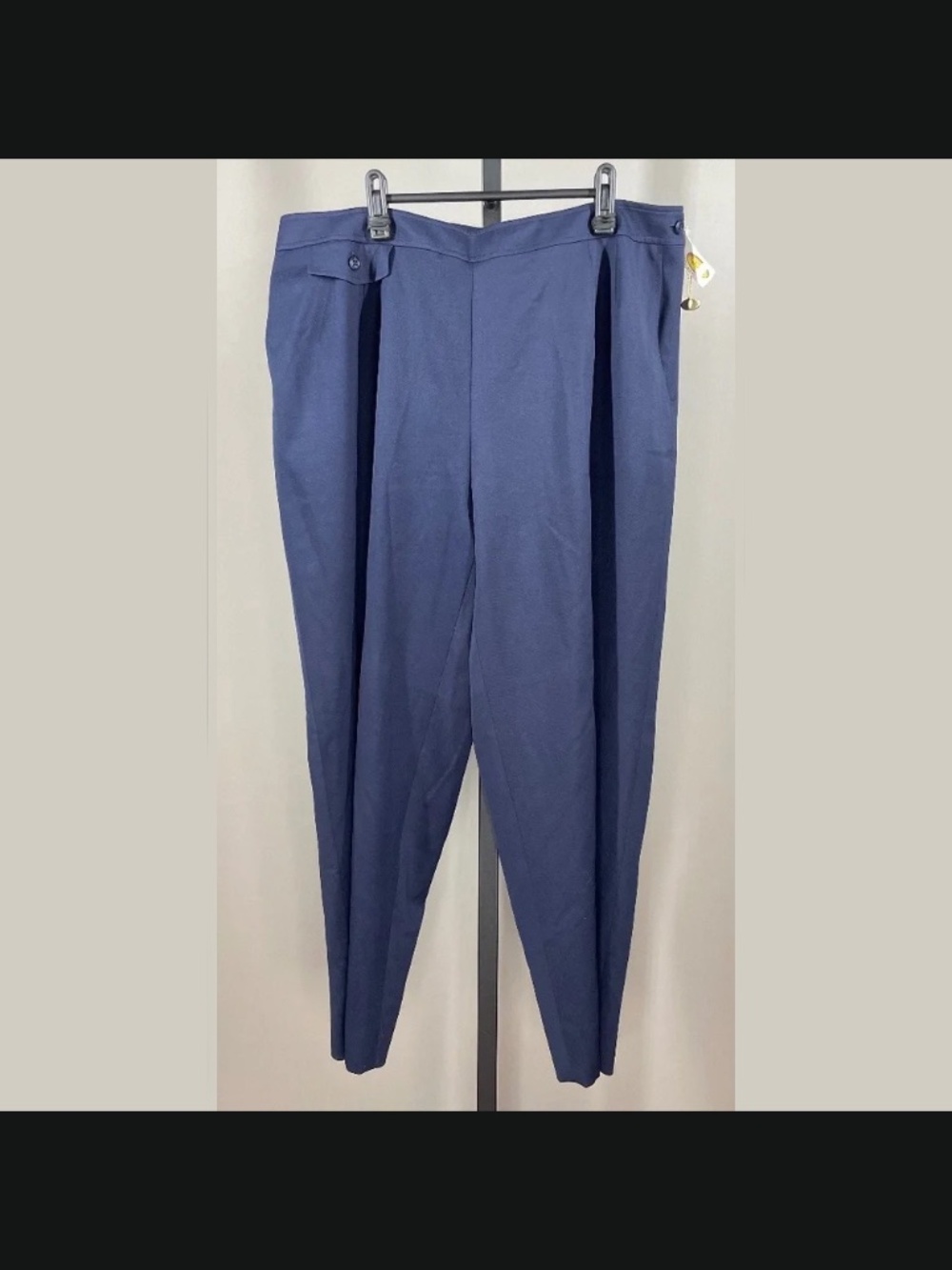 NEW Talbots Pants Womens 20 W blue straight leg vintage classic business casual